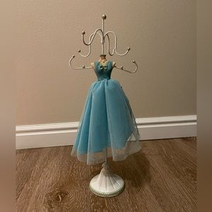 Jewelry holder stand. Turquoise
